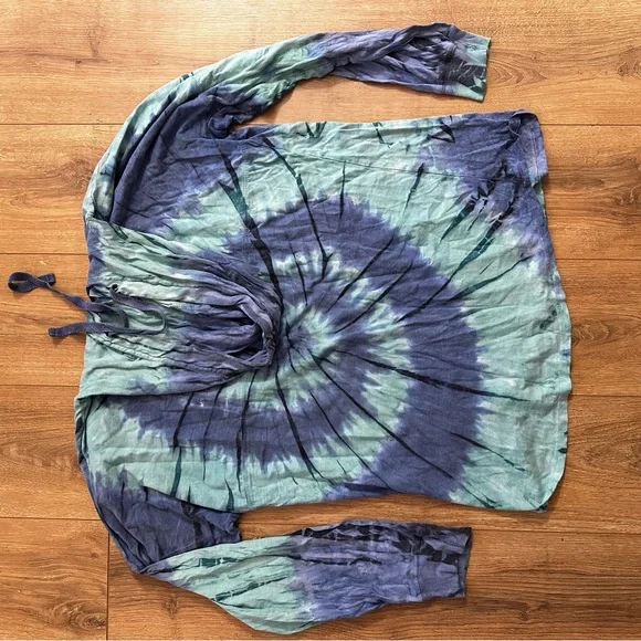 St. Pete Beach Florida Tie-Dye Print Hoodie Womens size Large - Picture 9 of 9